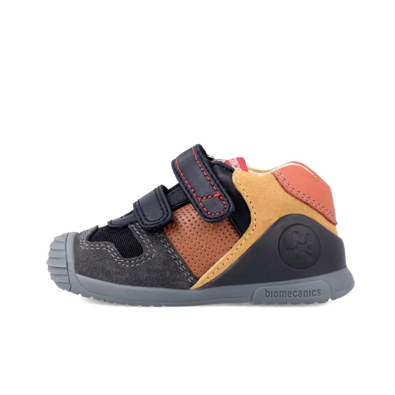 Biomecanics Biomecanics Παιδικά Sneakers High με Σκρατς Μαύρα Μποτάκι Αγόρι / Boots Boys 231124-A-05