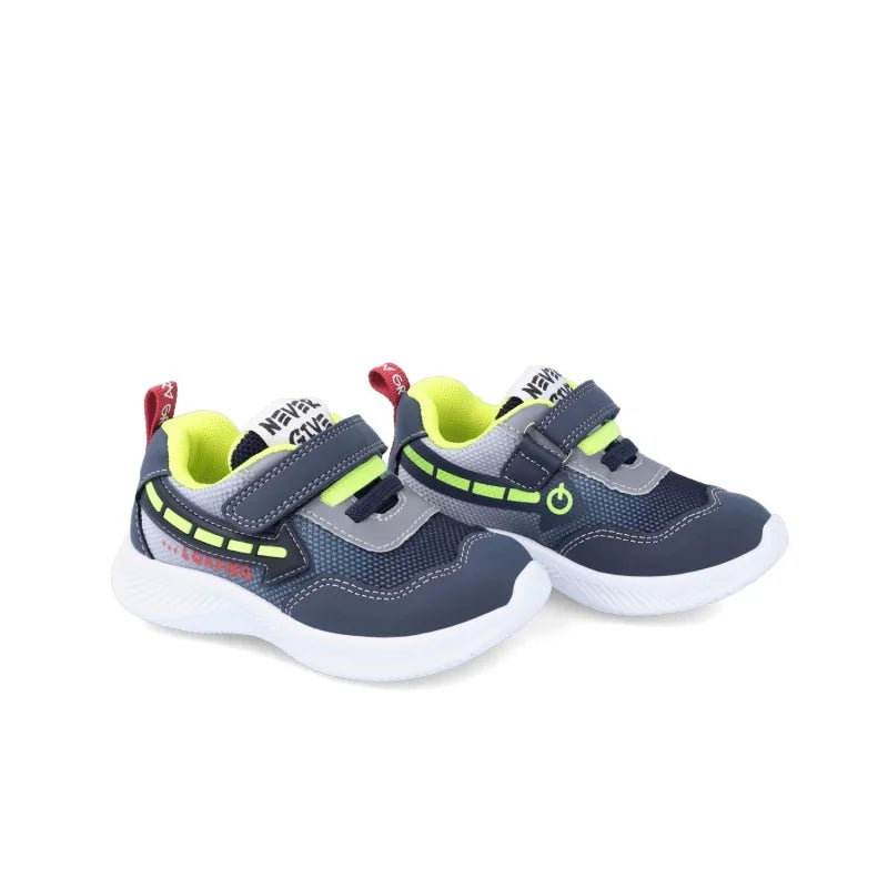 Garvalin Garvalin Παιδικά Sneakers με Φωτάκια Ανατομικά για Αγόρι Μπλε Παπούτσι Αγόρι Φωτάκια / Shoes with Lights Boy 231805-A-07