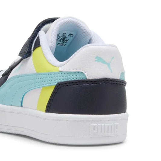 Puma Puma Caven 2.0 Block AC+ PS παιδικά sneakers Λευκό 394462-12 Sneaker Αγόρι / Sneaker Boys 394462_12_bv