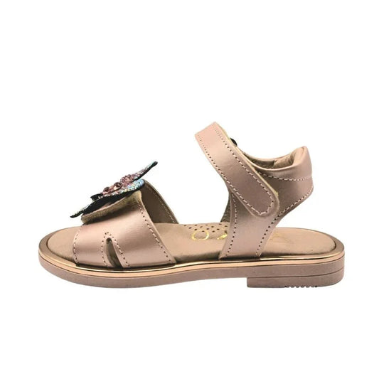 Ricco Ricco Ελληνικά Παιδικά Ανατομικά Πέδιλα για Κορίτσια - Χαλκός Πέδιλο Κορίτσι / Sandals Girl 987520