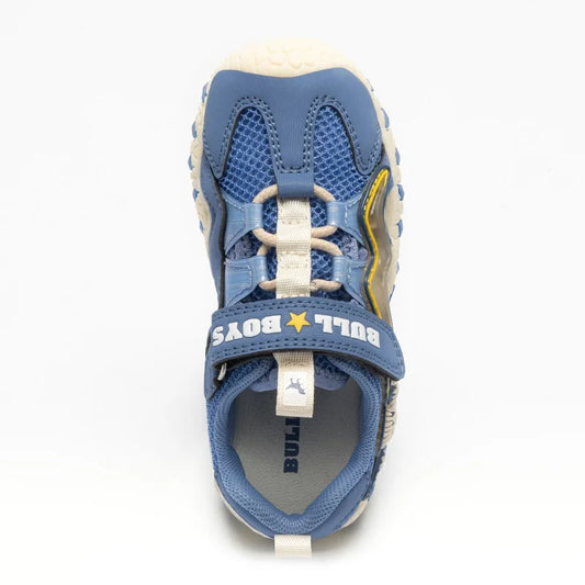 Bull Boys Bull Boys Παπουτσοπέδιλα Ανατομικά με Σκρατς & Φωτάκια - Μπλέ Πέδιλο Αγόρι Φωτάκια / Sandal Boy Lights BullBoys_DNCL4533_B00_BL06_02