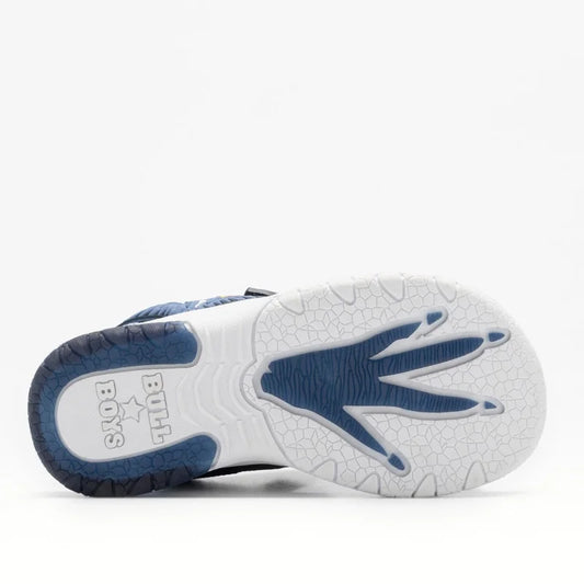 Bull Boys Bull Boys Ανατομικά Πέδιλα με Σκρατς & Φωτάκια μπλέ Πέδιλο Αγόρι Φωτάκια / Sandal Boy Lights BullBoys_DNCL4534_B00_BL01_01