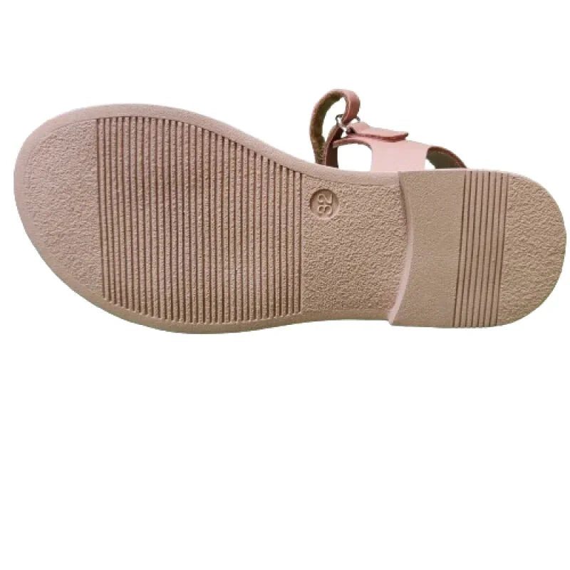 Ricco Ricco ελληνικά παιδικά ανατομικά πέδιλα για κορίτσια Ροζ Πέδιλο Κορίτσι / Sandals Girl IMG20240404164115-removebg-preview