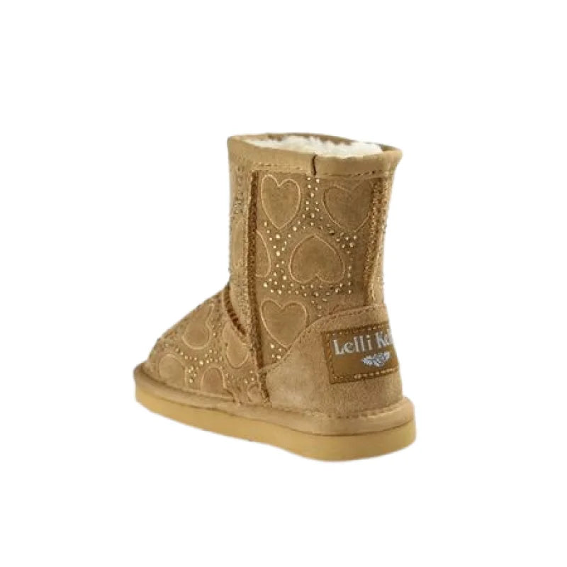 Lelli Kelly Lelli Kelly Δερμάτινα Παιδικά Μποτάκια με γούνα Καφέ Μποτάκι Κορίτσι / Boots Girl IMG_7235M-removebg-preview