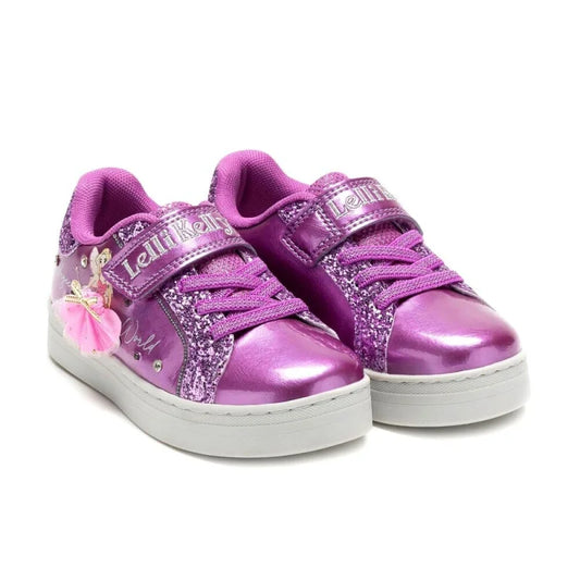 Lelli Kelly Lelli Kelly παιδικά sneakers με φωτάκια LKAL4484-PO01 για κορίτσια μωβ Παπούτσι Κορίτσι Φωτάκια / Shoes with Lights Girl LelliKelly_LKAL4484_AVR_PO01_01