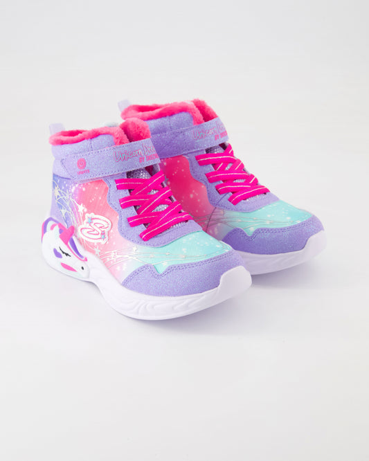 Skechers Skechers Παιδικά Μποτάκια με Μονόκερο και Φωτάκια για Κορίτσια Μωβ Παπούτσι Κορίτσι Φωτάκια / Shoes with Lights Girl T_48022400000_pic1