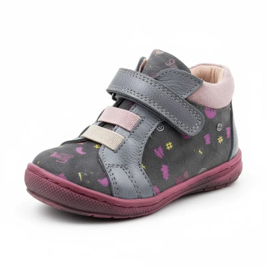 Arties Παιδικά δερμάτινα Μποτάκια Arties για Κορίτσι σε Γκρί Μποτάκι Κορίτσι / Boots Girl close-up