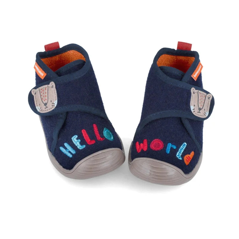 Biomecanics Biomecanics Ανατομικές Παιδικές Παντόφλες Μποτάκια Μπλε Παντοφλάκια Αγόρι /Slippers Boy download_6