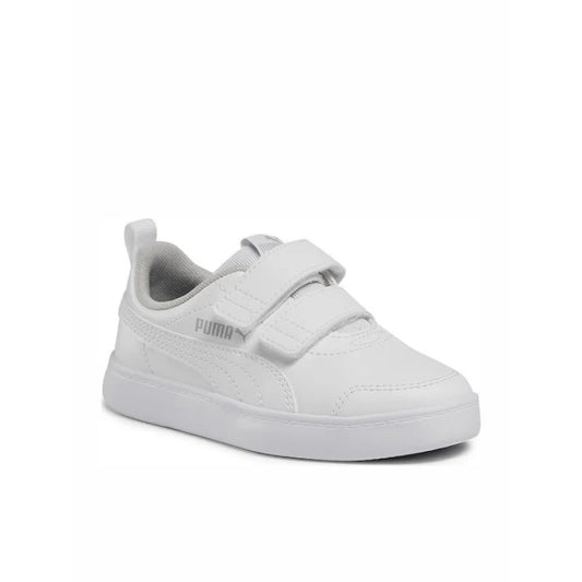 Puma Puma Παιδικό Sneaker Courtflex V2 V Ps με Σκρατς Λευκό Αθλητικά Κορίτσι /Sportshoes Girl fixedratio_20220520164016_puma_courtflex_v2_v_ps_371543_04