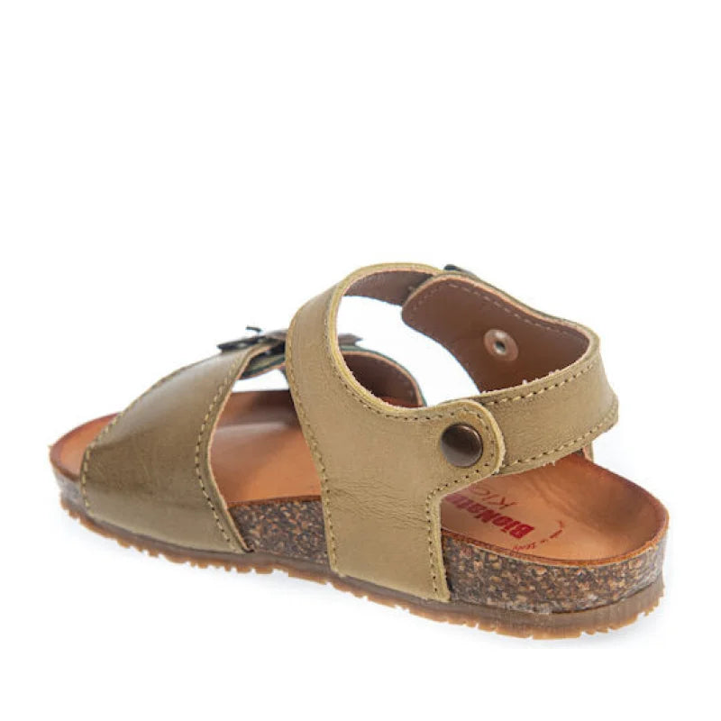Bionatura Bionatura Δερμάτινα Παιδικά Πέδιλα για Αγόρια Χακί Πέδιλο Αγόρι / Sandals Boy fixedratio_20250915160009_68b9a993
