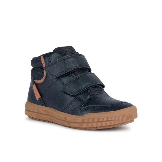 Geox Geox Παιδικά Ανατομικά Δερμάτικα Μποτάκια με Σκρατς για Αγόρια Μαύρα Μποτάκι Αγόρι / Boots Boys geox-athletika-j-arzach-boy-j364ab-0mefu-c9209-d-mauro-0000302494743