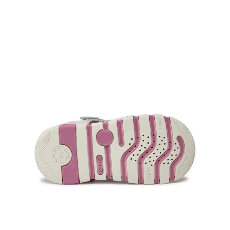 Geox Geox Παιδικά Ανατομικά Παπουτσοπέδιλα για Κορίτσια Μωβ Πέδιλο Κορίτσι / Sandals Girl geox-sandalia-b-sandal-iupidoo-gir-b4517b-01454-c8842-roz-0000303470357_3