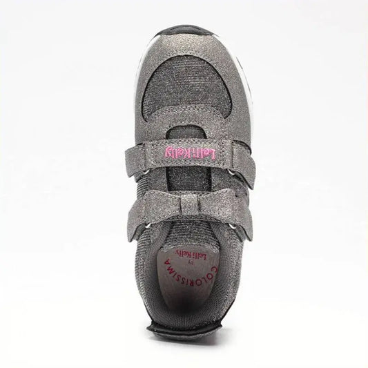 Lelli Kelly Lelli Kelly Παιδικό Sneaker με Φωτάκια για Κορίτσι Ασημί Sneaker Κορίτσι / Sneaker Girl lelli-kelly-colorissima-luci-peltro-metallic-lk7842_1