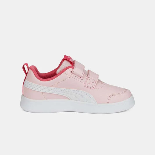 Puma Puma Παιδικά Sneakers Courtflex με Σκρατς για Κορίτσι Ροζ Αθλητικά Κορίτσι /Sportshoes Girl puma-courtflex-v2-v-ps_1