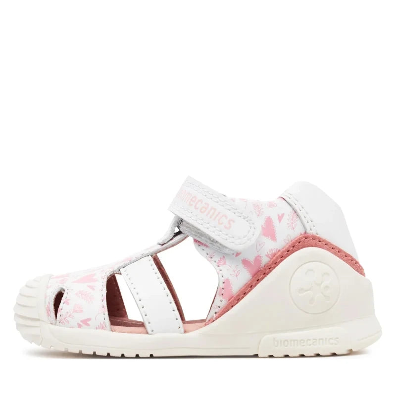 Biomecanics Biomecanics Δερμάτινα Παπουτσοπέδιλα Ανατομικά για Κορίτσι Λευκά Πέδιλο Κορίτσι / Sandals Girl sandalia-biomecanics-242104-b-blanco-0000303701710_6