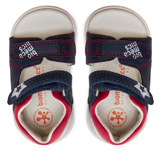 Biomecanics Biomecanics Δερμάτινα Παιδικά Ανατομικά Πέδιλα Αγόρι Μπλε Πέδιλο Αγόρι / Sandals Boy sandalia-biomecanics-242146-a-ocean-0000303705466_3