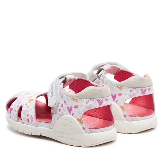 Biomecanics Biomecanics Δερμάτινα Ανατομικά Παπουτσοπέδιλα για Κορίτσι Λευκά Πέδιλο Κορίτσι / Sandals Girl sandalia-biomecanics-242231-b-m-blanco-0000303705985_2