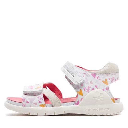 Biomecanics Biomecanics Δερμάτινα Ανατομικά Πέδιλα για Κορίτσι Λευκά Πέδιλο Κορίτσι / Sandals Girl sandalia-biomecanics-242234-b-m-bianco-0000303706074_4
