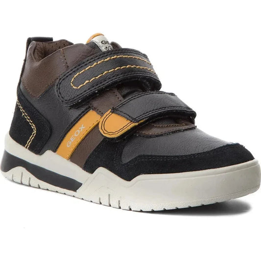 Geox Geox Παιδικά Sneakers High Ανατομικά με Σκρατς για Αγόρι Μαύρα Μποτάκι Αγόρι / Boots Boys 20180905141422_geox_j847rd_05422_c9241_1