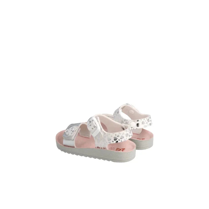 Garvalin Garvalin Παιδικά Δερμάτινα Πέδιλα Ανατομικά για Κορίτσια Λευκά Πέδιλο Κορίτσι / Sandals Girl 222352-B-03
