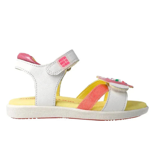 Αgatha Ruiz De La Prada Agatha Ruiz De La Prada Παιδικά Πέδιλα Λευκά Πέδιλο Κορίτσι / Sandals Girl Agatha-Ruiz-De-La-Prada-212930-White-Poline-_-_-375