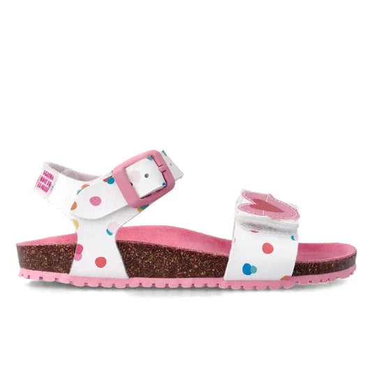 Αgatha Ruiz De La Prada Agatha Ruiz De La Prada Παιδικά Πέδιλα Λευκά Πέδιλο Κορίτσι / Sandals Girl Agatha-Ruiz-De-La-Prada-212967-White-Poline-_-_-904