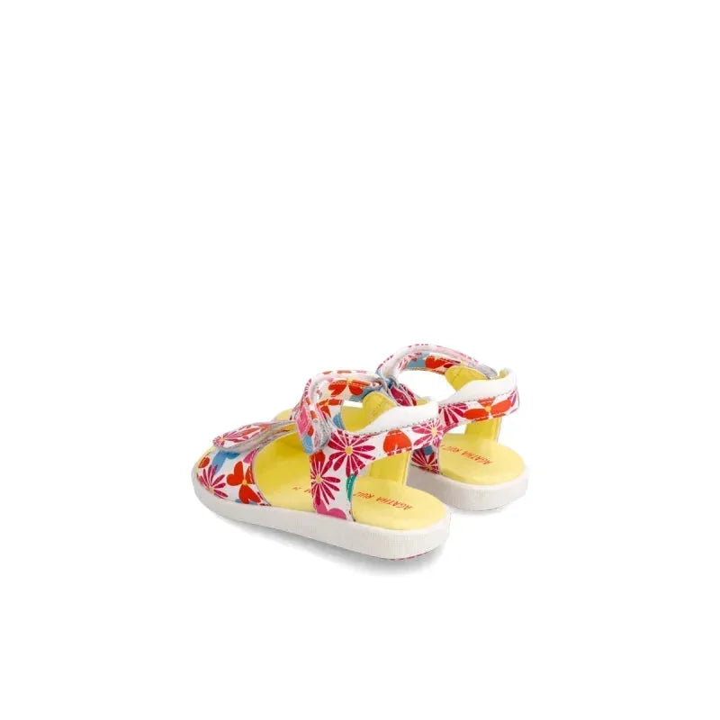 Αgatha Ruiz De La Prada Agatha Ruiz De La Prada Παιδικά Πέδιλα Πολύχρωμα Πέδιλο Κορίτσι / Sandals Girl Agatha-Ruiz-De-La-Prada-SS22-222938-White-Poline-_-_-781