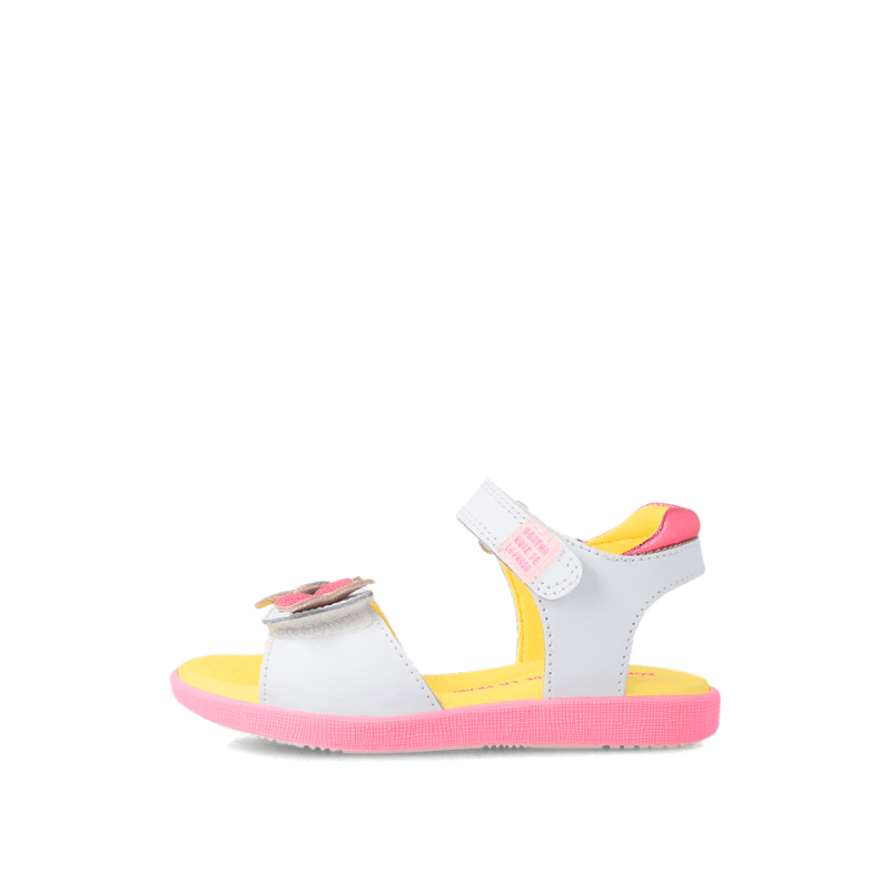 Αgatha Ruiz De La Prada Agatha Ruiz De La Prada Παιδικά Πέδιλα Λευκά Πέδιλο Κορίτσι / Sandals Girl Agatha-Ruiz-De-La-Prada-SS23-232945-White-Poline-_-_-778