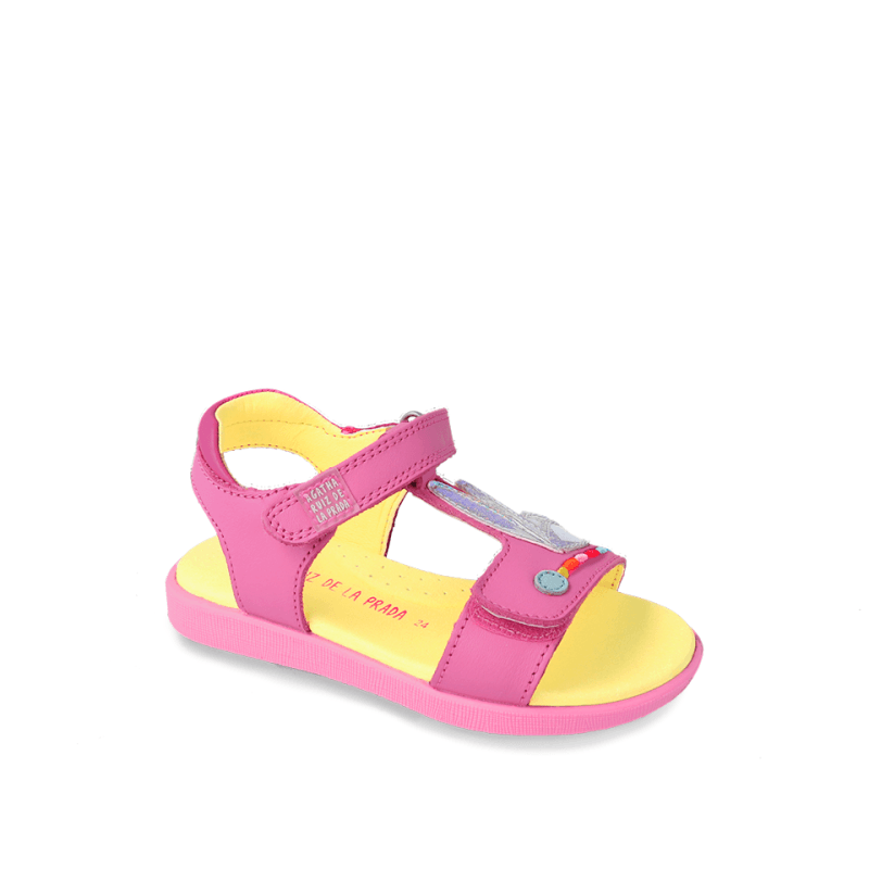 Αgatha Ruiz De La Prada Agatha Ruiz De La Prada Παιδικά Πέδιλα Ροζ Πέδιλο Κορίτσι / Sandals Girl Agatha-Ruiz-De-La-Prada-SS23-232947-Fuchsia-Poline-_-_-553
