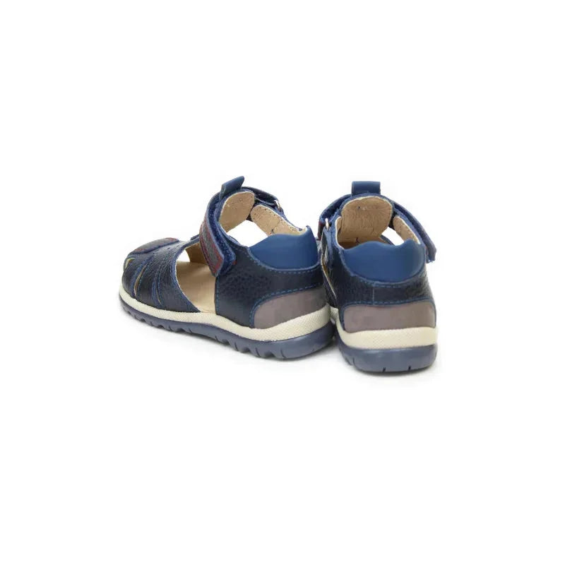 Arties Παιδικά Δερμάτινα Παπουτσοπέδιλα Arties Αγόρι Μπλέ Πέδιλο Αγόρι / Sandals Boy Arties-SS22-22404-2-Navy-Poline-_-_-60