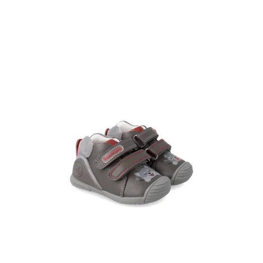 Biomecanics Biomecanics Ανατομικά Δερμάτινα Παιδικά Μποτάκια με Σκρατς Μπλε Μποτάκι Αγόρι / Boots Boys Biomecanics-AW23-221125-Antracita-Poline-_-_-871