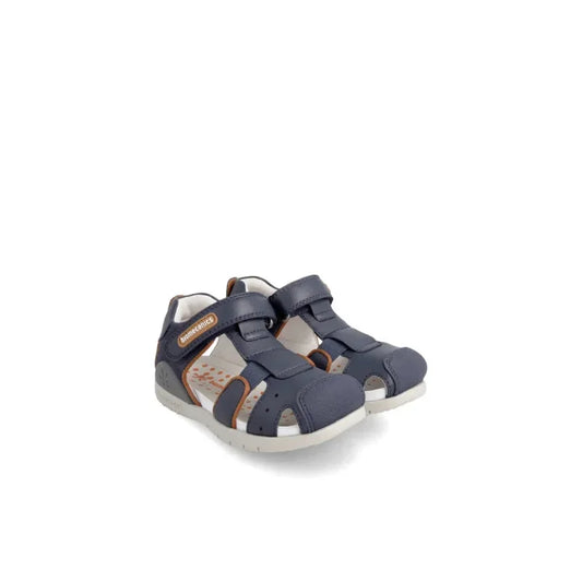 Biomecanics Biomecanics Δερμάτινα Παπουτσοπέδιλα για αγόρι Μπλε Πέδιλο Αγόρι / Sandals Boy Biomecanics-SS22-222231-Ocean-Poline-_-_-412