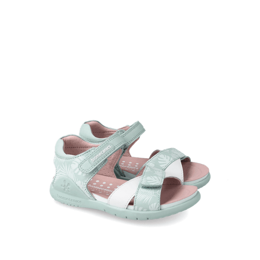 Biomecanics Biomecanics Δερμάτινα Παιδικά Πέδιλα για κορίτσια Γαλάζια Πέδιλο Κορίτσι / Sandals Girl Biomecanics-SS23-232243-Sky-Poline-_-_-680