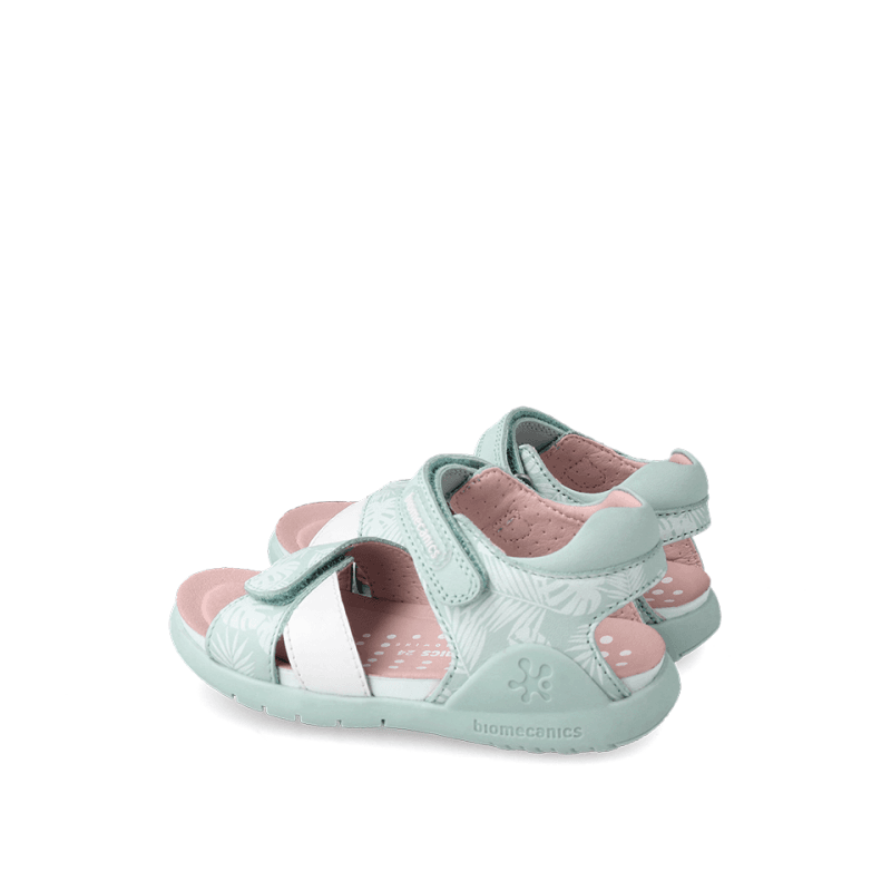 Biomecanics Biomecanics Δερμάτινα Παιδικά Πέδιλα για κορίτσια Γαλάζια Πέδιλο Κορίτσι / Sandals Girl Biomecanics-SS23-232243-Sky-Poline-_-_-819