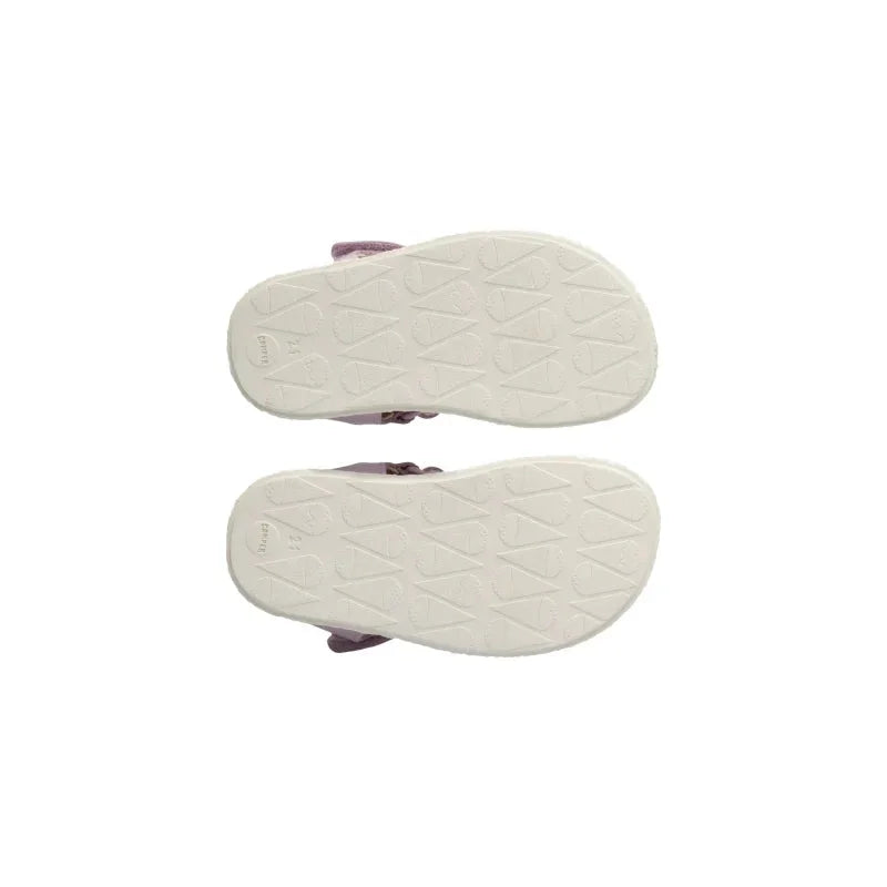 Camper Camper Παιδικά Πέδιλα Twins Δερμάτινα Ανατομικά για Κορίτσια Κόκκινα Πέδιλο Κορίτσι / Sandals Girl Camper-K800444-001-Beige-Red-Poline-_-_-728