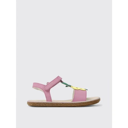 Camper Camper Παιδικά Δερμάτινα Πέδιλα Ανατομικά για Κορίτσια Ροζ Πέδιλο Κορίτσι / Sandals Girl Camper-SS22-K800475-001-Pink-Poline-_-_-385