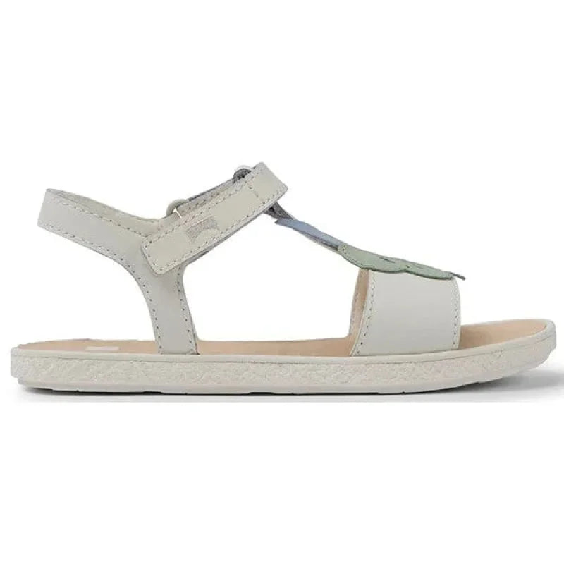 Camper Camper Παιδικά Δερμάτινα Πέδιλα Ανατομικά για Κορίτσια Μπεζ Πέδιλο Κορίτσι / Sandals Girl Camper-SS22-K800475-002-Beige-Poline-_-_-604