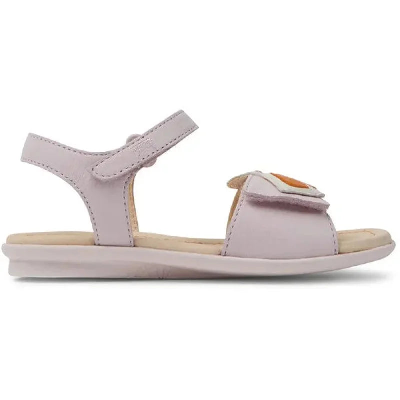 Camper Camper Παιδικά Δερμάτινα Πέδιλα Ανατομικά για Κορίτσια Ροζ Πέδιλο Κορίτσι / Sandals Girl Camper-SS22-K800483-001-Pink-Poline-_-_-37