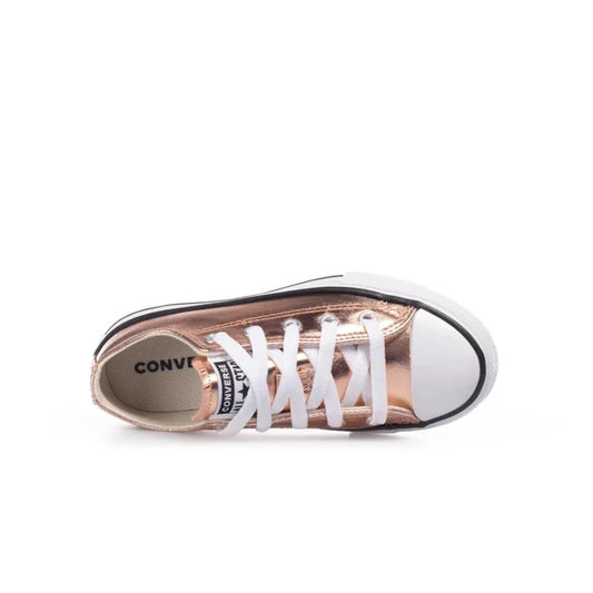 Converse All Star Converse Παιδικά Sneakers Star Player Metallic για Κορίτσια Χρυσά Πάνινα Κορίτσι / Canvas Girl Converse-670180C-Gold-Poline-_-_-633