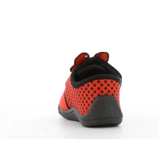 Leomil Minnie Παιδικά Ανατομικά Παντοφλάκια για Κορίτσια - Κόκκινα Παντοφλάκια Κορίτσι / Slippers Girl Disney-AW22-DM008153-Minnie-Red-Black-Poline-_-_-207