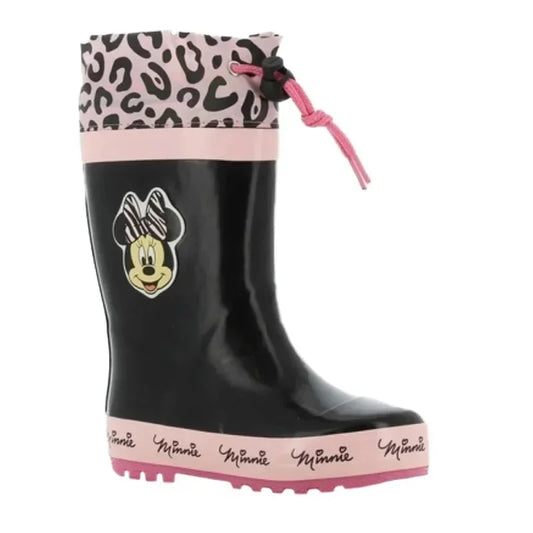 Leomil Disney Minnie παιδικές γαλότσες για κορίτσια Μαύρες Γαλότσα Κορίτσι /Rainboot Girl Disney-Minnie-AW23-MN009298-Black-Poline-_-_-800