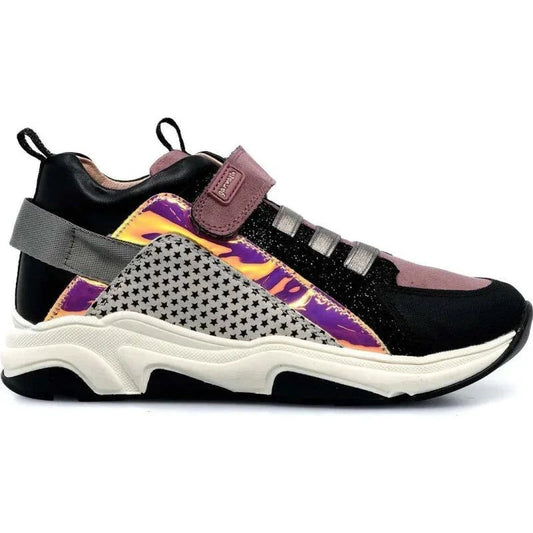 Garvalin Garvalin Παιδικά Sneakers Ανατομικά για Κορίτσι Μαύρα Μποτάκι Κορίτσι / Boots Girl Garvalin-201650-deco-Poline-_-_-913