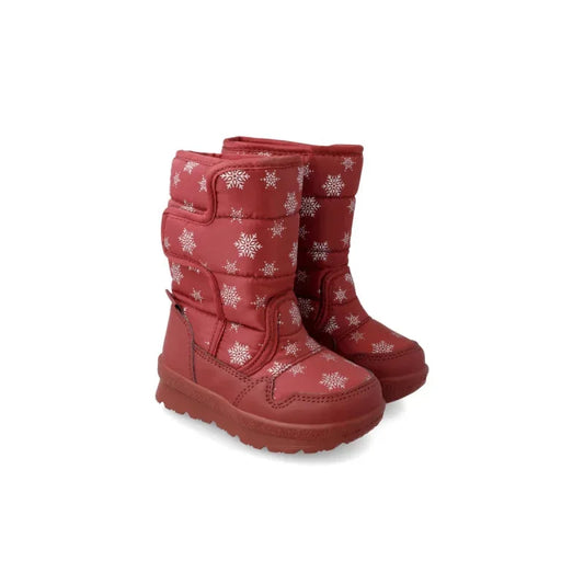 Garvalin Garvalin Παιδικά Μποτάκια Χιονιού με Σκρατς Μπορντώ Χιονιού Κορίτσι / Snowboots Girl Garvalin-AW23-221851-Bordeaux-Poline-_-_-712
