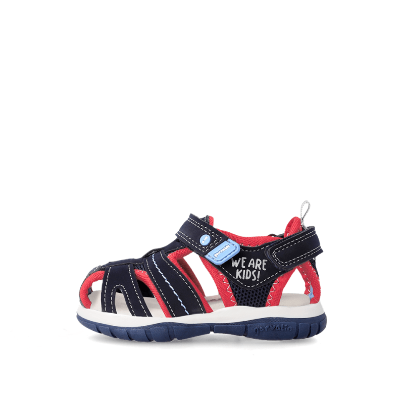 Garvalin Garvalin Παπουτσοπέδιλα Ανατομικά για αγόρια Μπλε Πέδιλο Αγόρι / Sandals Boy Garvalin-SS23-232805-Blue-Poline-_-_-633