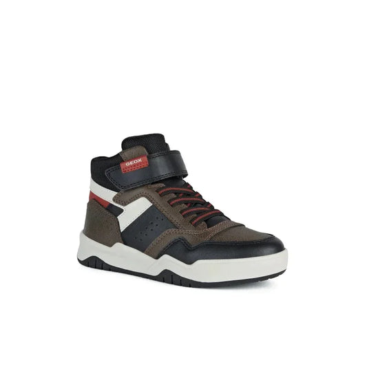 Geox Geox Παιδικά Sneakers High Ανατομικά για Αγόρι Καφέ Μποτάκι Αγόρι / Boots Boys Geox-AW23-J267RE-0MEFU-C6252-Chocolate-Poline-_-_-795