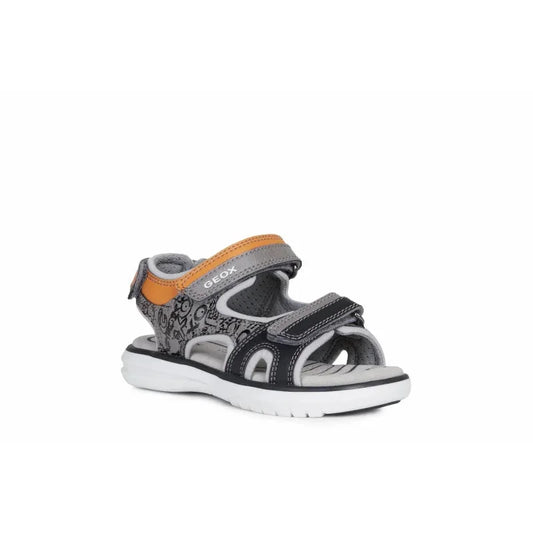 Geox Geox Παιδικά Πέδιλα Maratea Ανατομικά Γκρι Πέδιλο Αγόρι / Sandals Boy Geox-J15DRB-015BU-C0036-Grey-Poline-_-_-999
