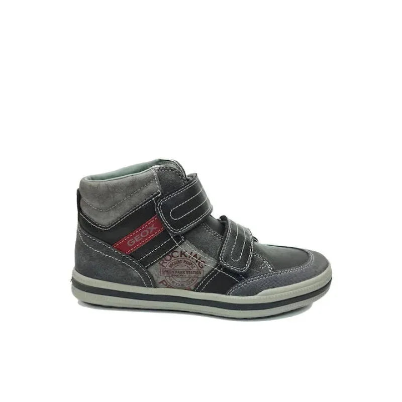 Geox Elvis Children s Boy s Anatomic Boots Grey Poline