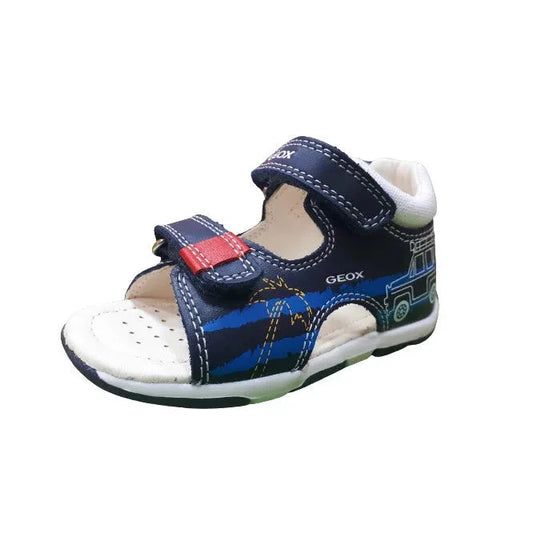 Geox Geox Παιδικά Ανατομικά Πέδιλα Tapuz Μπλε Πέδιλο Αγόρι / Sandals Boy Geox-SS22-B150XC-08510-C0735-Navy-Red-Poline-_-_-536
