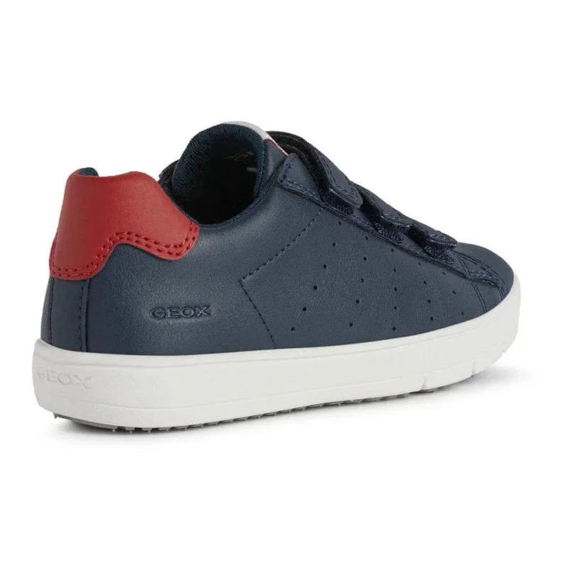 Geox Geox Παιδικά Sneakers Ανατομικά με Σκρατς για Αγόρι Μπλε Sneaker Αγόρι / Sneaker Boys Geox-SS22-J25GFA-000BC-C0735-Navy-Red-Poline-_-_-222