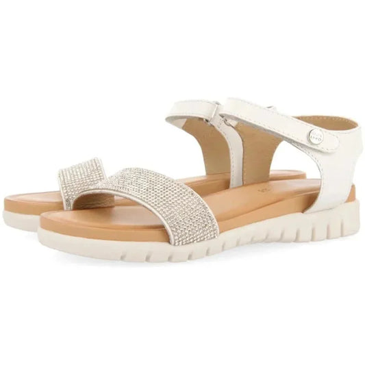 Gioseppo Gioseppo Δερμάτινα Ανατομικά Παιδικά Πέδιλα για Κορίτσια Λευκά Πέδιλο Κορίτσι / Sandals Girl Gioseppo-SS22-65812-White-Poline-_-_-898
